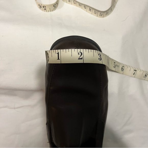 Heeled brown loafers - Picture 8 of 10